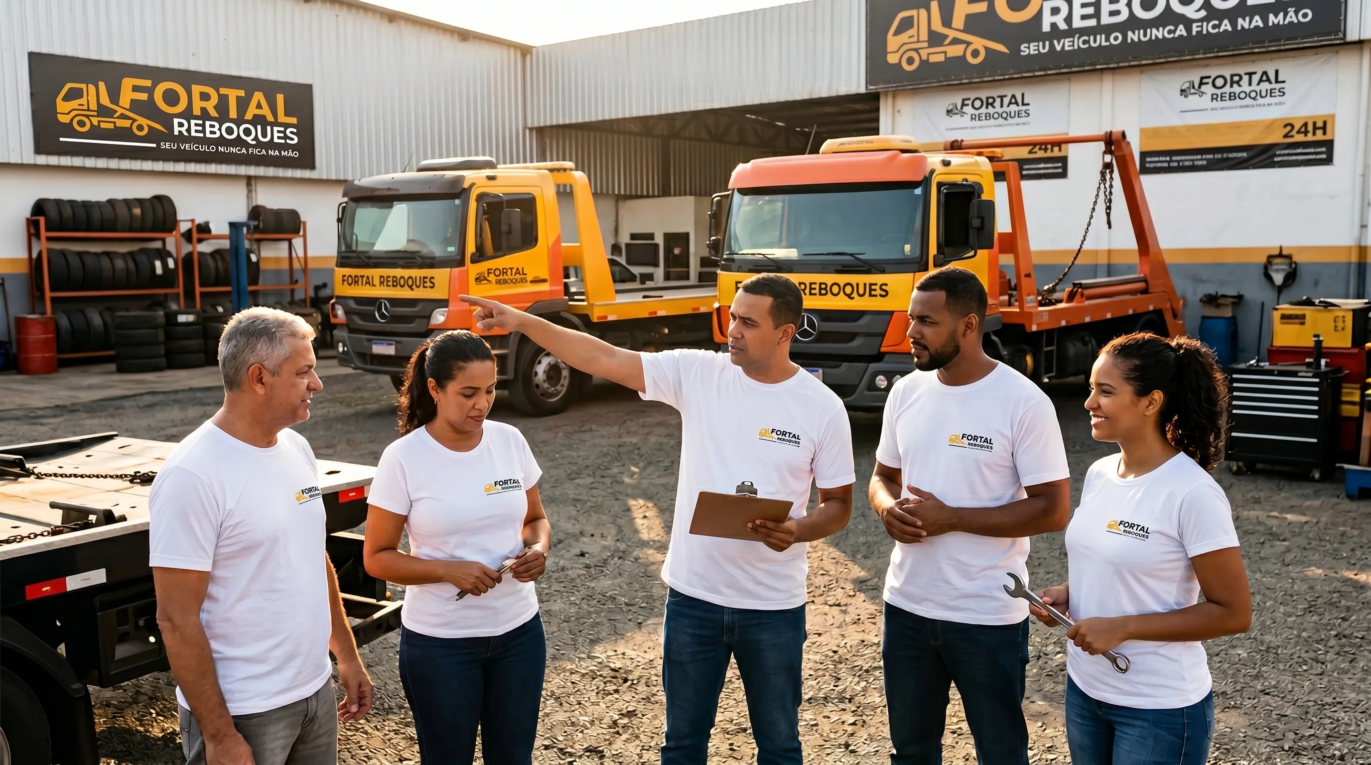 Equipe Fortal Reboques - Profissionais de guincho em Fortaleza
